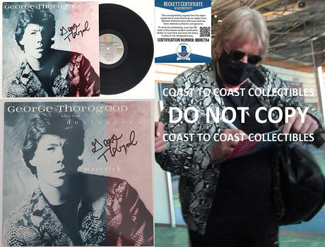George Thorogood signed autographed Maverick album vinyl record proof Beckett star