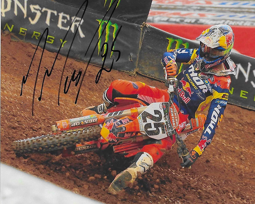 Marvin Musquin supercross, motocross, signed autographed 8x10 photo,proof COA