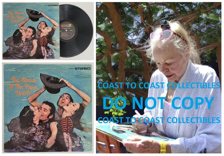 Michelle Phillips Signed Mamas and the Papas Deliver Album COA Proof Autographed Vinyl STAR VERY RARE