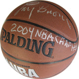 Larry Brown Detroit Pistons 76ers signed autographed NBA Basketball proof Beckett COA