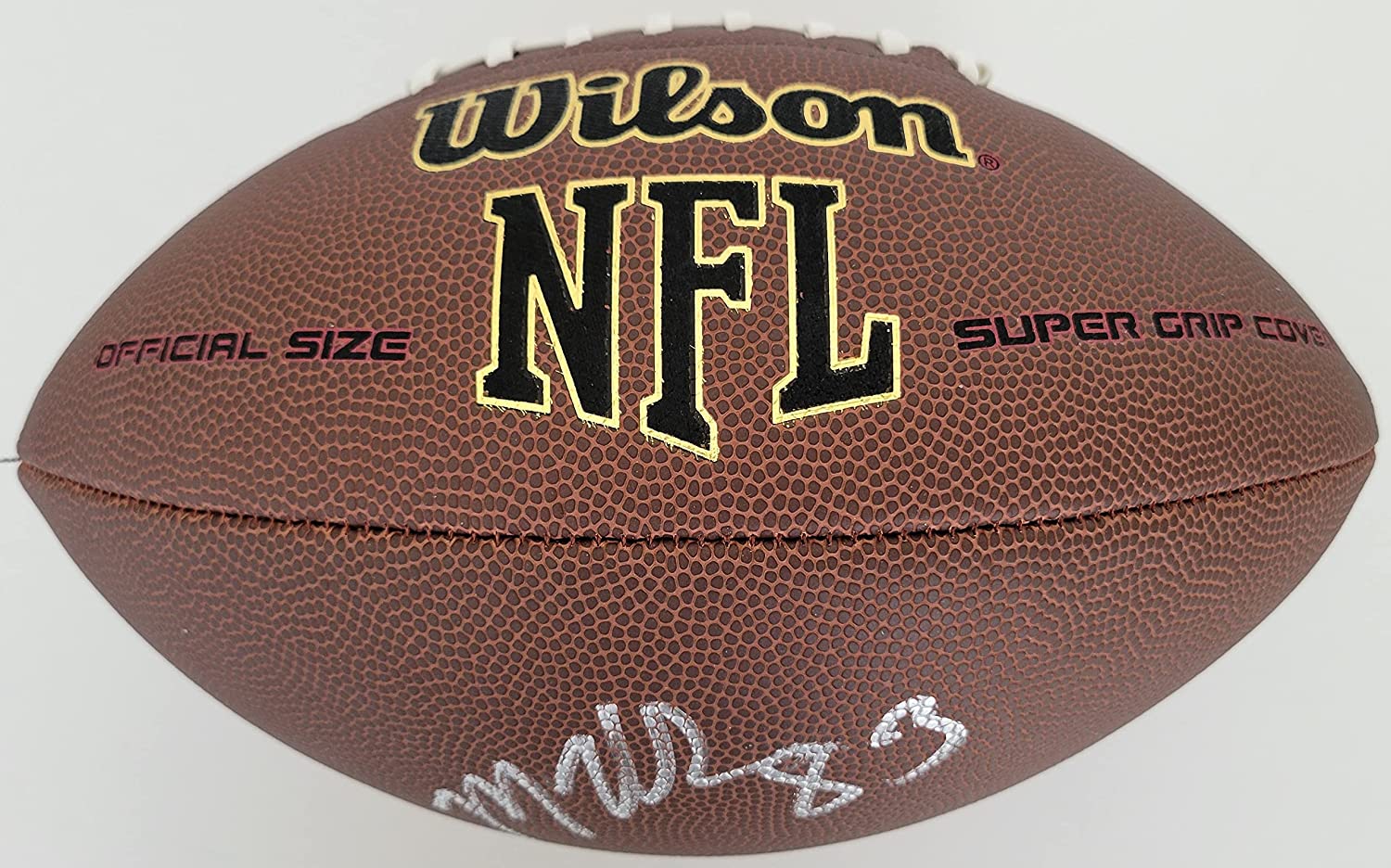 Marquez Valdes Scantling Green Bay Packers signed football COA proof autographed