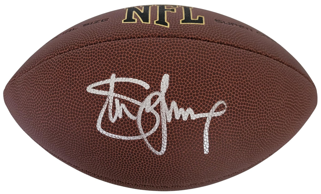 Steve Young San Francisco 49ers BYU Signed Football COA Proof Autographed