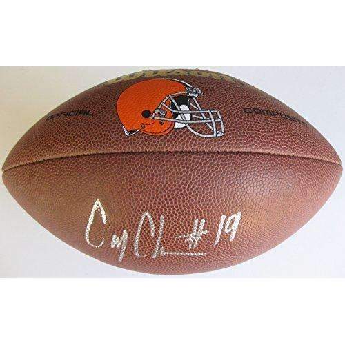 Corey Coleman, Cleveland Browns, Signed, Autographed, NFL Logo Football, a COA with the Proof Photo of Corey Signing Will Be Included
