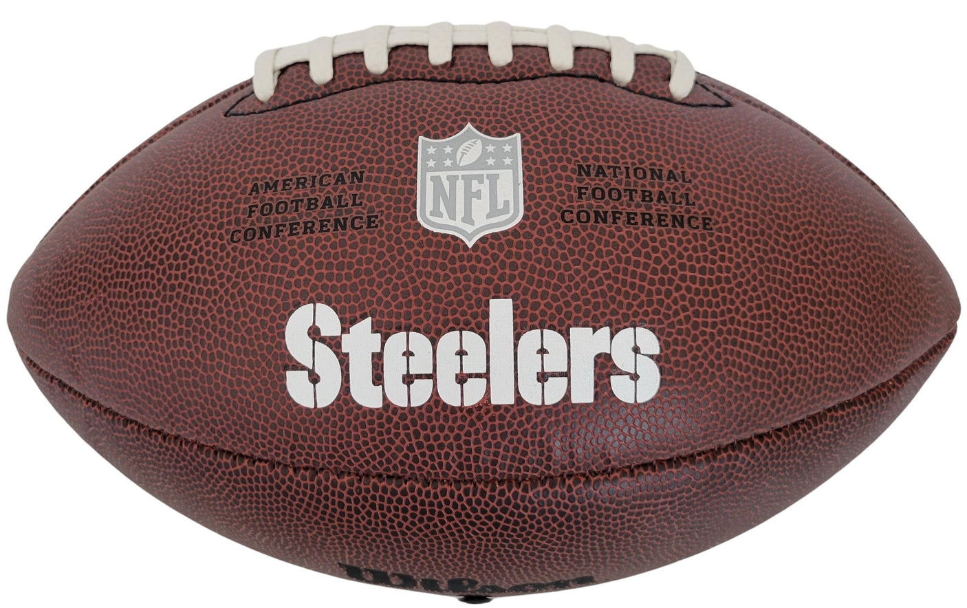 Jerome Bettis signed Pittsburgh Steelers logo football proof COA autographed