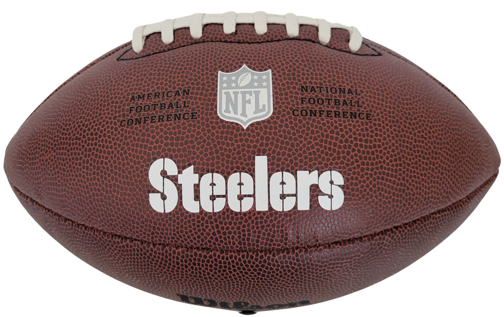 Jerome Bettis signed Pittsburgh Steelers logo football proof COA autographed
