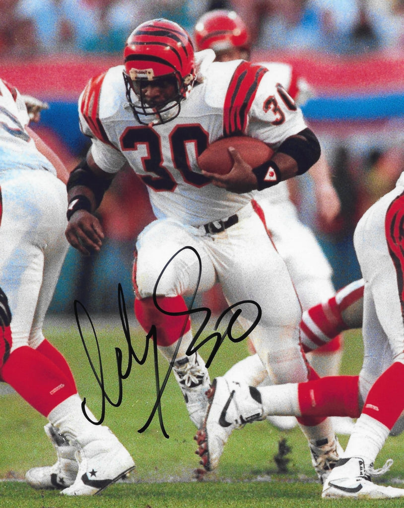 Ickey Woods Signed 8x10 Photo COA Proof Cincinnati Bengals Football Autographed
