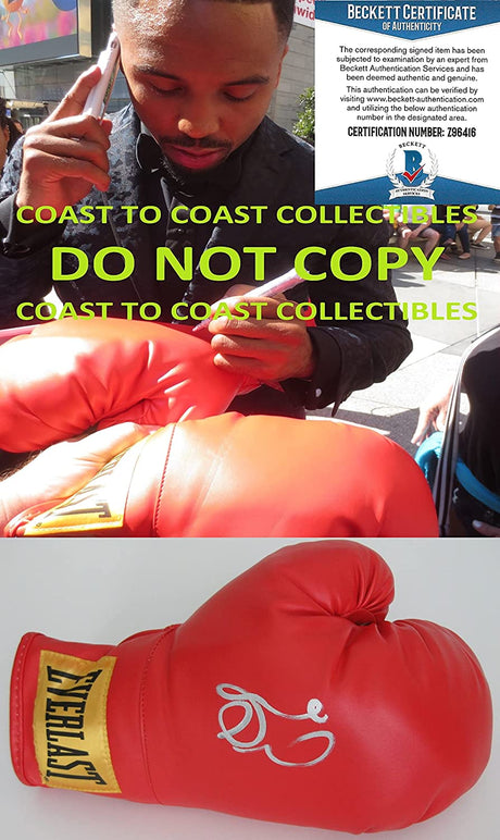Andre Ward World champion Boxer signed autographed Boxing Glove proof Beckett COA.