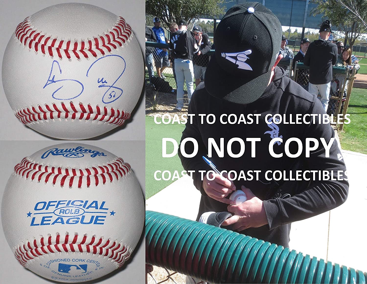 Carson Fulmer Chicago White Sox signed autographed baseball proof COA