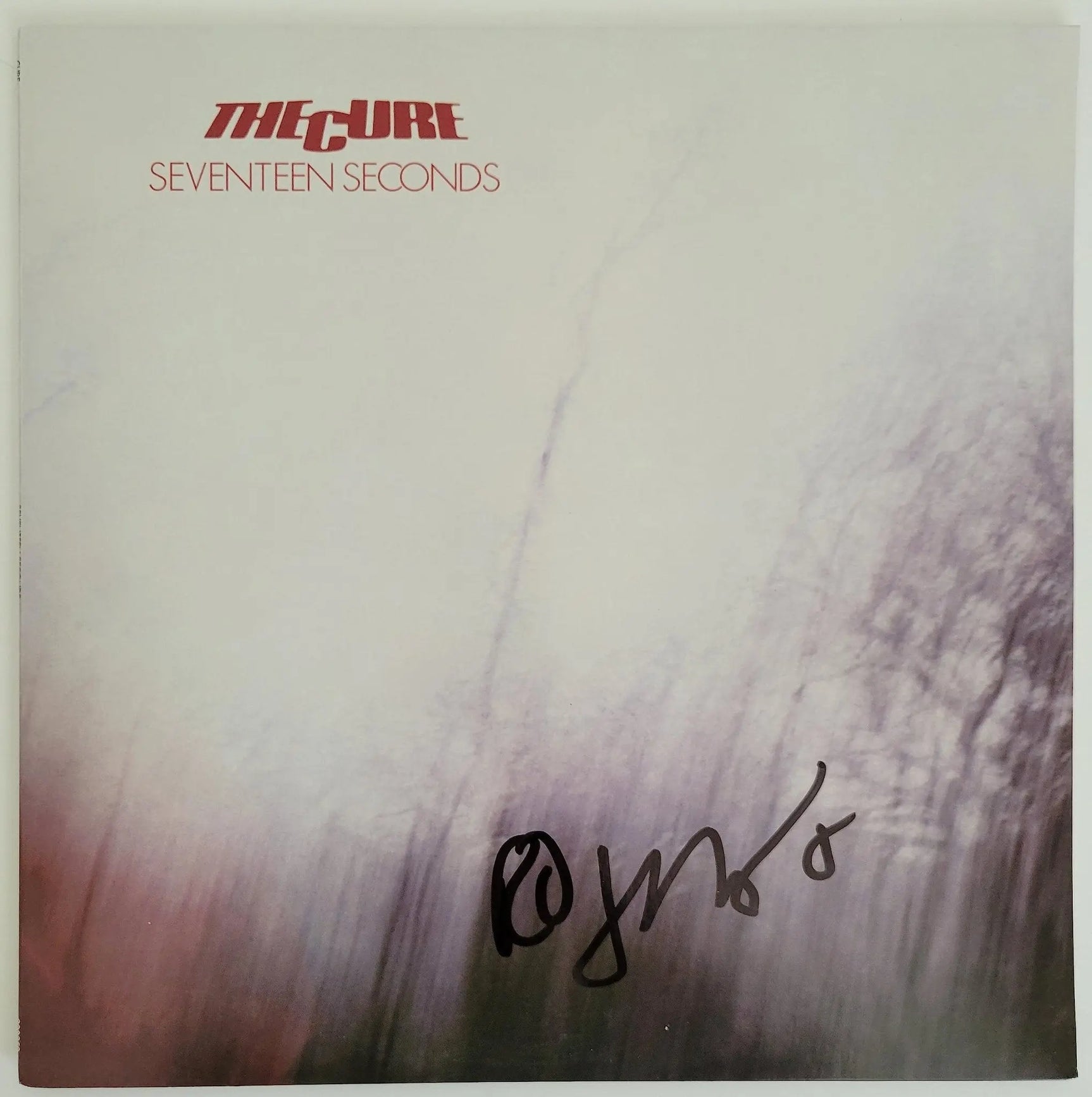 Robert Smith signed The Cure Seventeen Seconds album, Vinyl Record COA proof Star
