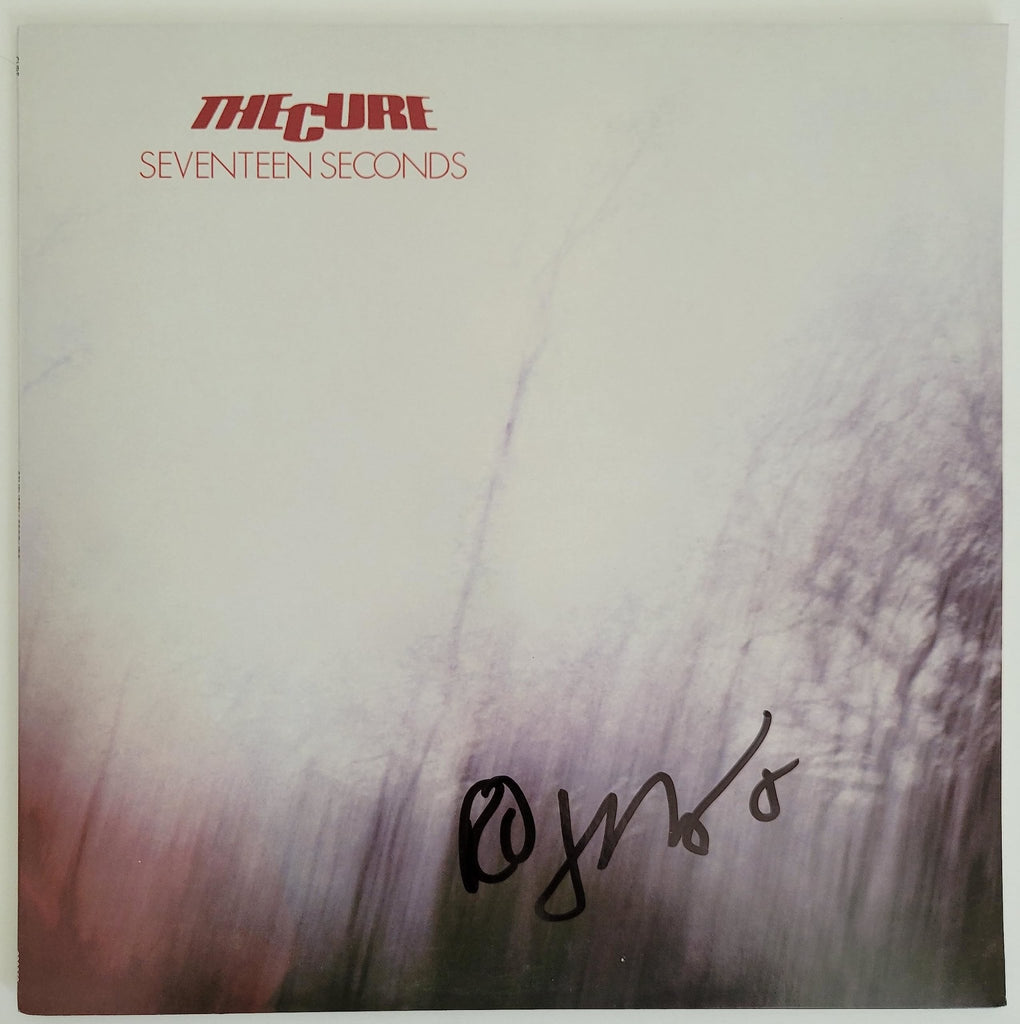 Robert Smith signed The Cure Seventeen Seconds album, Vinyl Record COA proof Star