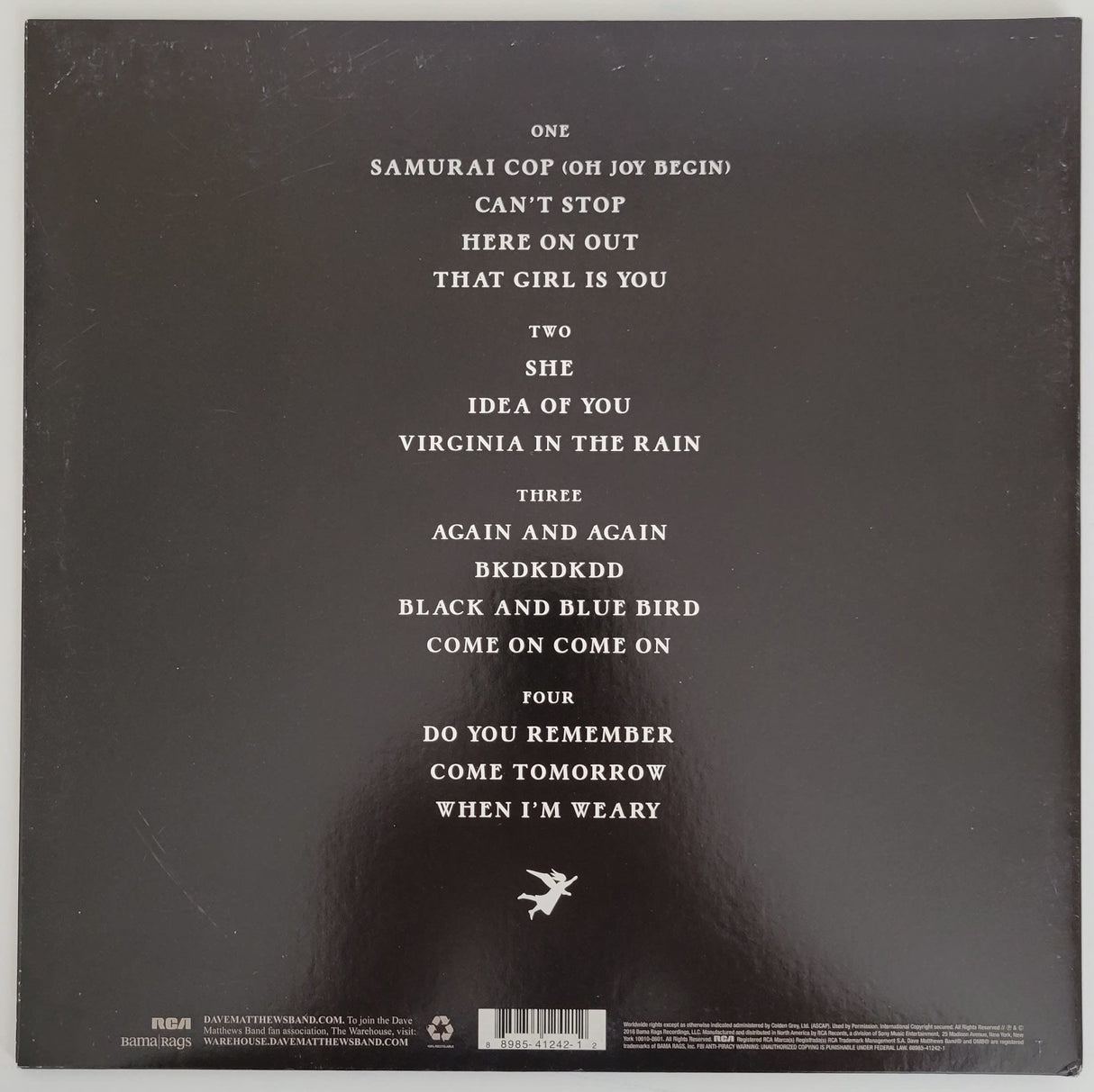 Dave Matthews signed Come Tomorrow album vinyl COA exact proof Star autographed