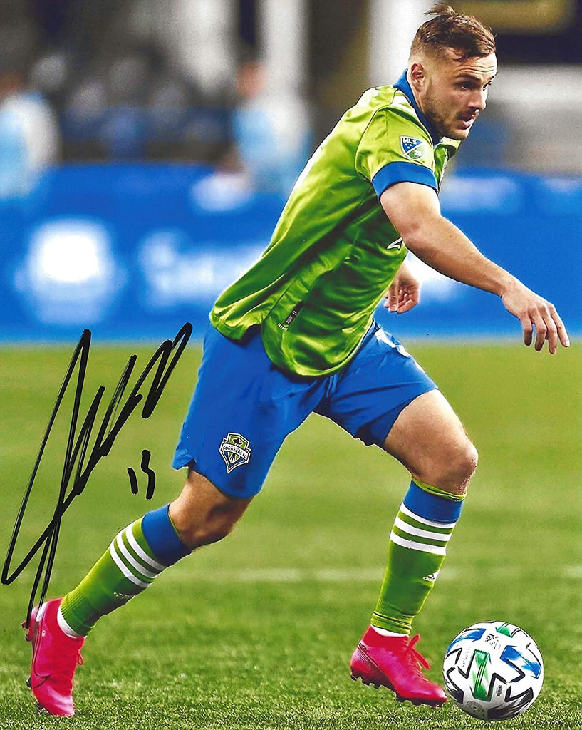 Jordan Morris autographed Seattle Sounders FC 8x10 photo exact proof COA