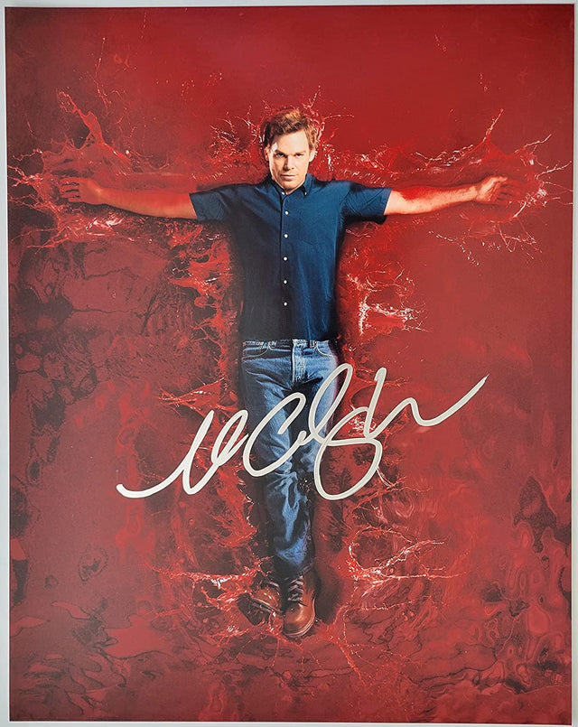 Michael C Hall signed Dexter 11x14 photo COA exact proof autographed STAR