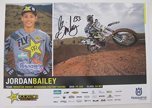 Jordan Bailey, Supercross, Motocross, Signed, Autographed, 11x17 Poster, COA Will Be Included.