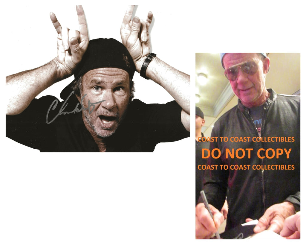 Chad Smith Red Hot Chili Peppers Drummer signed 8x10 photo COA Proof autographed!! STAR