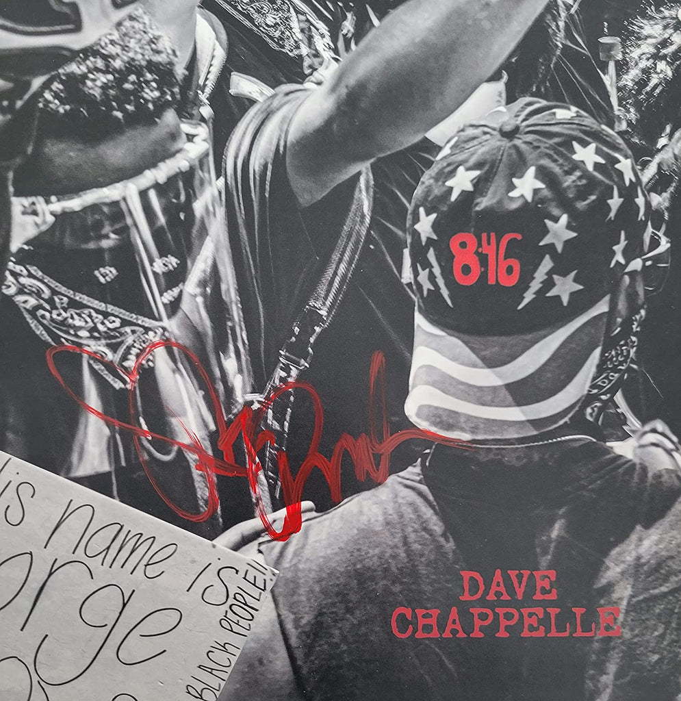 Dave Chappelle Comedian signed 8:46 album COA proof autographed vinyl record STAR