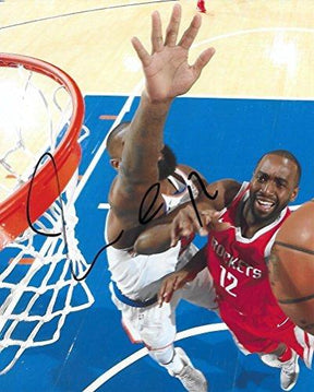 Luc Mbah a Moute, Houston Rockets, Signed, Autographed, 8x10, Photo, a COA with the Proof Photo of Luc Signing Will Be Included