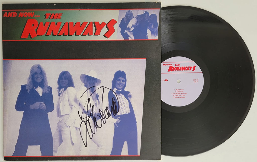 Lita Ford signed And Now. The Runaways album COA exact proof autographed STAR