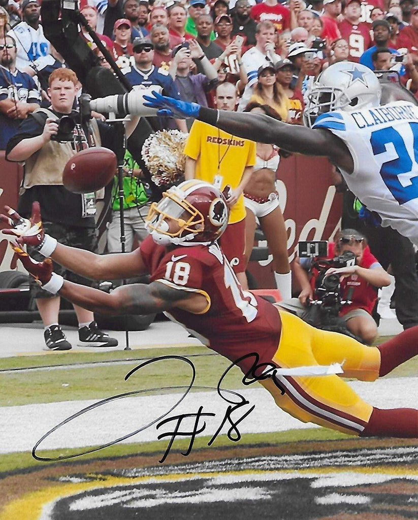 Josh Doctson, Washington Redskins, Signed, Autographed, 8X10 Photo, a COA with the Proof Photo of Josh Signing Will Be Included