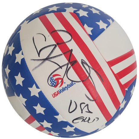 Kerri Walsh Jennings Signed USA Beach Volleyball Proof Autographed Olympic Gold.