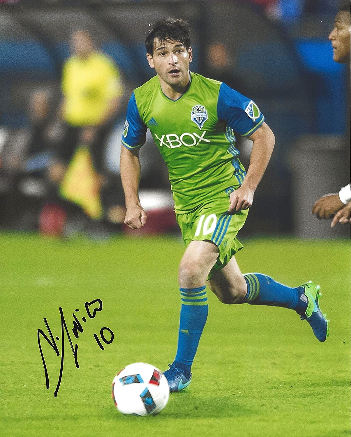 Nicolas Lodeiro signed Seattle Sounders soccer 8x10 photo COA proof