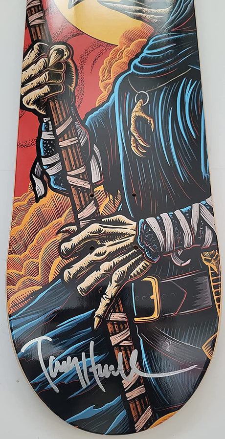 Tony Hawk signed Birdhouse skateboard Deck exact proof COA autographed.