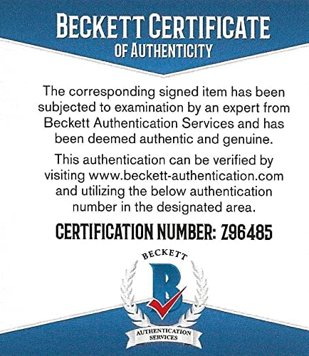Christian Okoye Kansas City Chiefs autographed NFL football proof Beckett COA signed