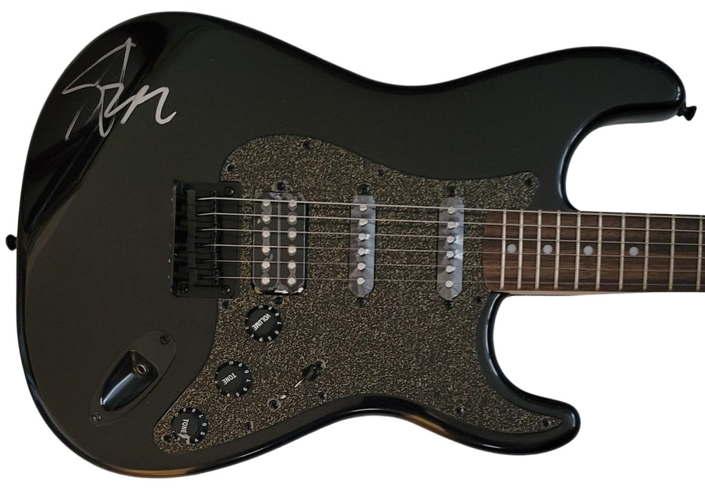 Steve Stevens signed Fender Squier electric guitar COA exact Proof autographed star Idol