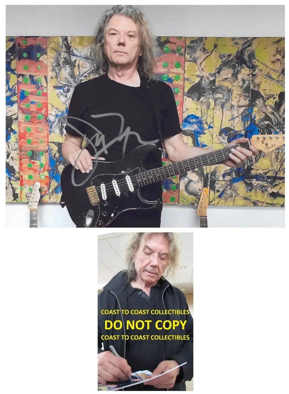 Jerry Harrison Taking Heads signed 8x10 photo proof COA autographed. Star