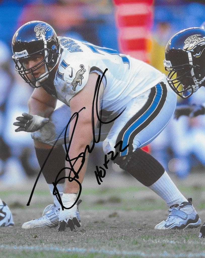 Tony Boselli signed Jacksonville Jaguars football 8x10 photo COA proof autographed