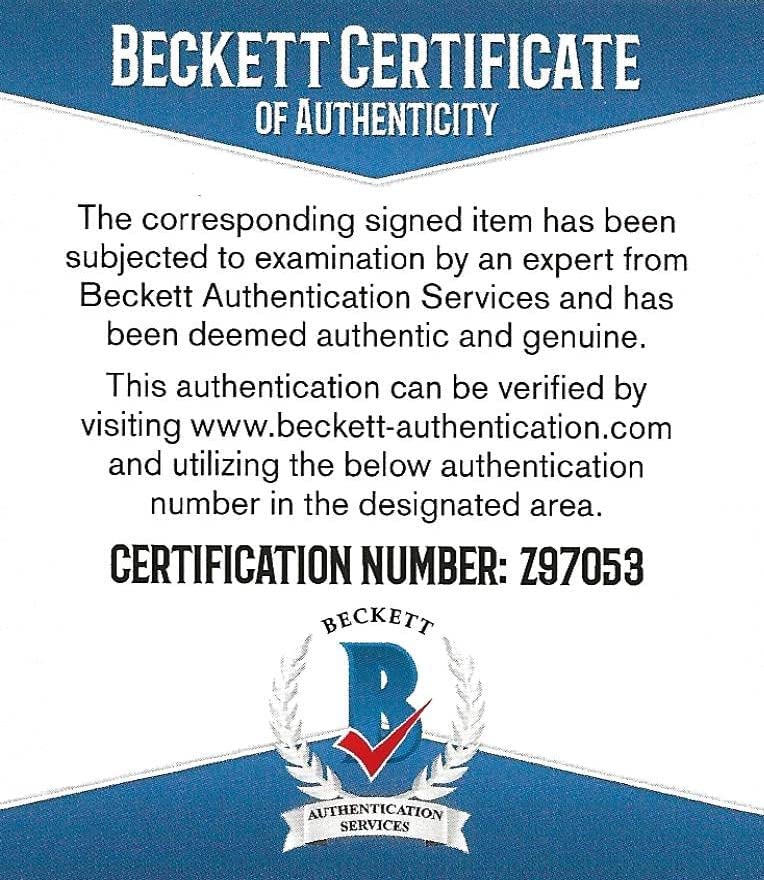 Thomas Chabot signed Ottawa Senators logo Hockey puck exact proof Beckett COA