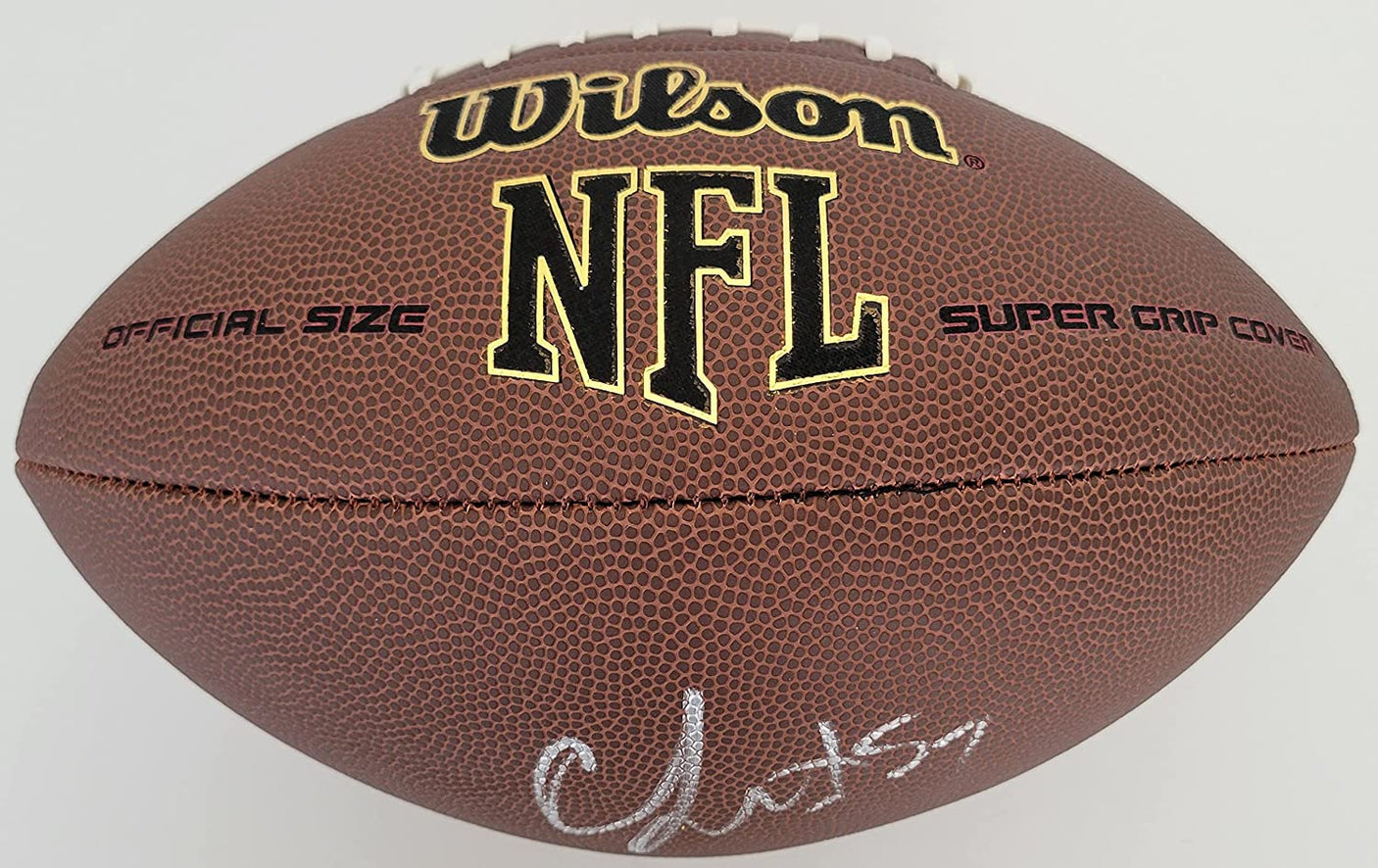 CJ Mosley New York Jets Baltimore Ravens signed football COA proof autographed