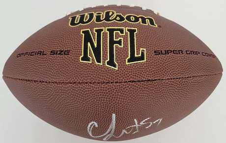 CJ Mosley New York Jets Baltimore Ravens signed football COA proof autographed