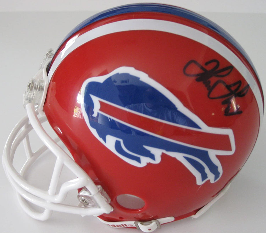 Andre Reed Signed Bills Mini Helmet (Beckett)