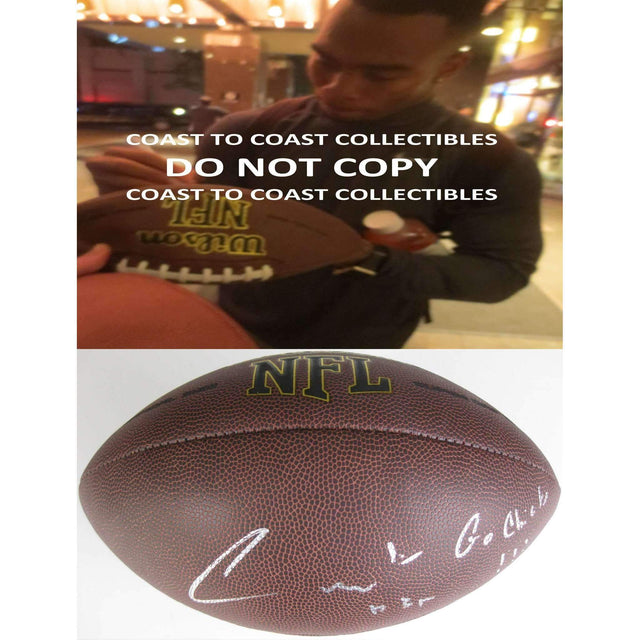 Charcandrick West, Kansas City Chiefs, Kc, Signed, Autographed, NFL Football,..,
