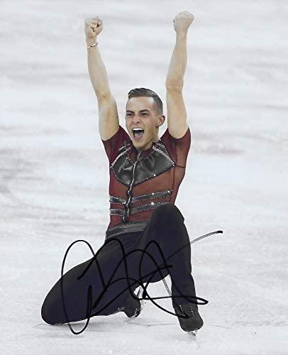 Adam Rippon USA Olymic figure skater signed autographed 8x10 photo. proof COA