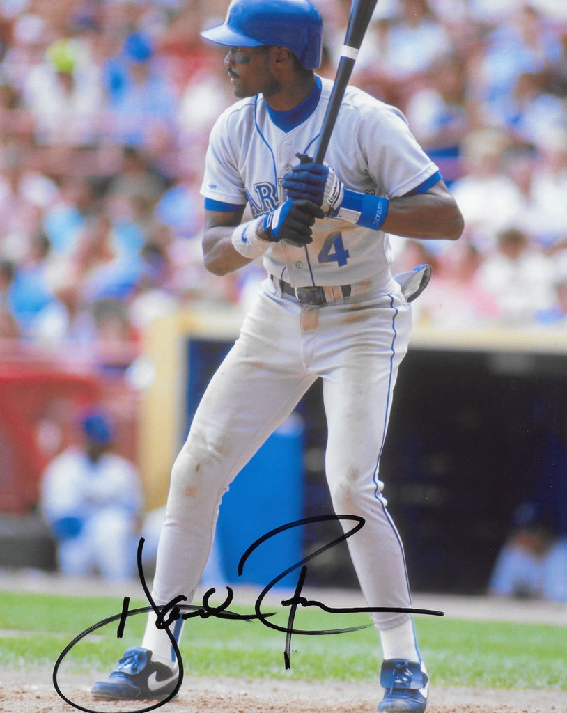 Harold Reynolds signed Seattle Mariners baseball 8x10 Photo proof COA autographed.
