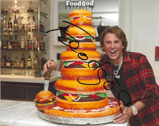 Jonathan Cheban Foodgod signed 8x10 photo COA autographed STAR