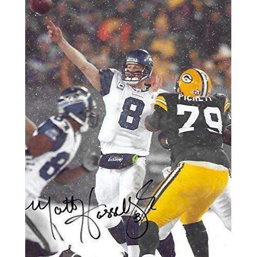 Matt Hasselbeck Seattle Seahawks, Signed, Autographed, 8X10 Photo, a COA with the Proof Photo of Matt Signing Will Be Included