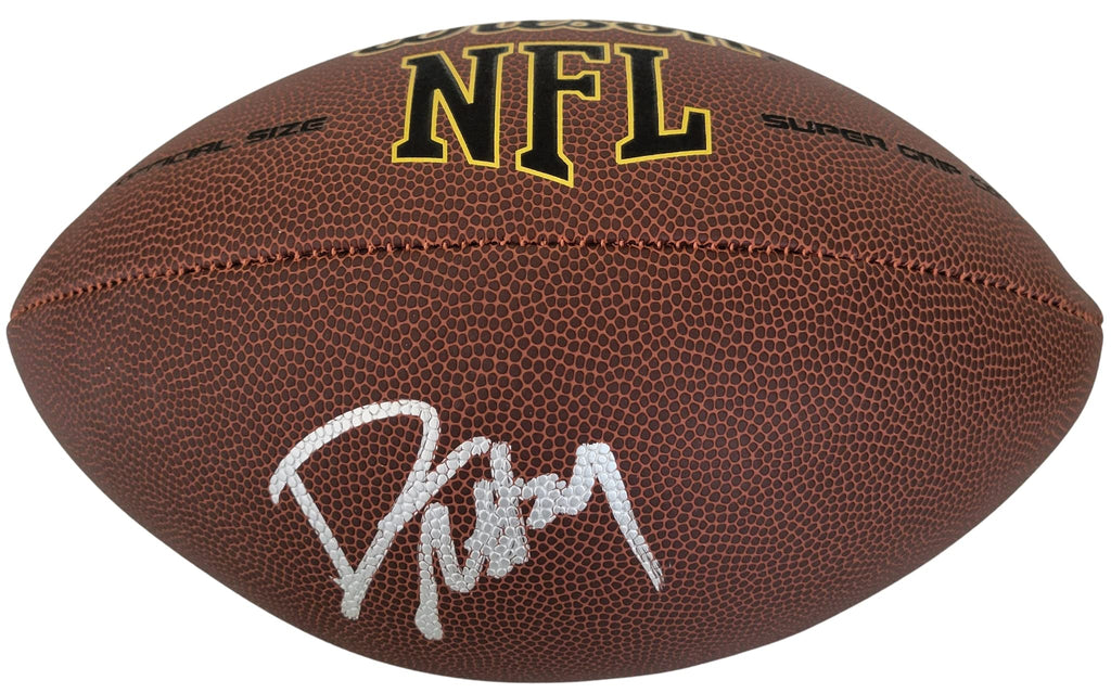 Darrelle Revis HOF New York Jets signed NFL football exact proof COA autographed