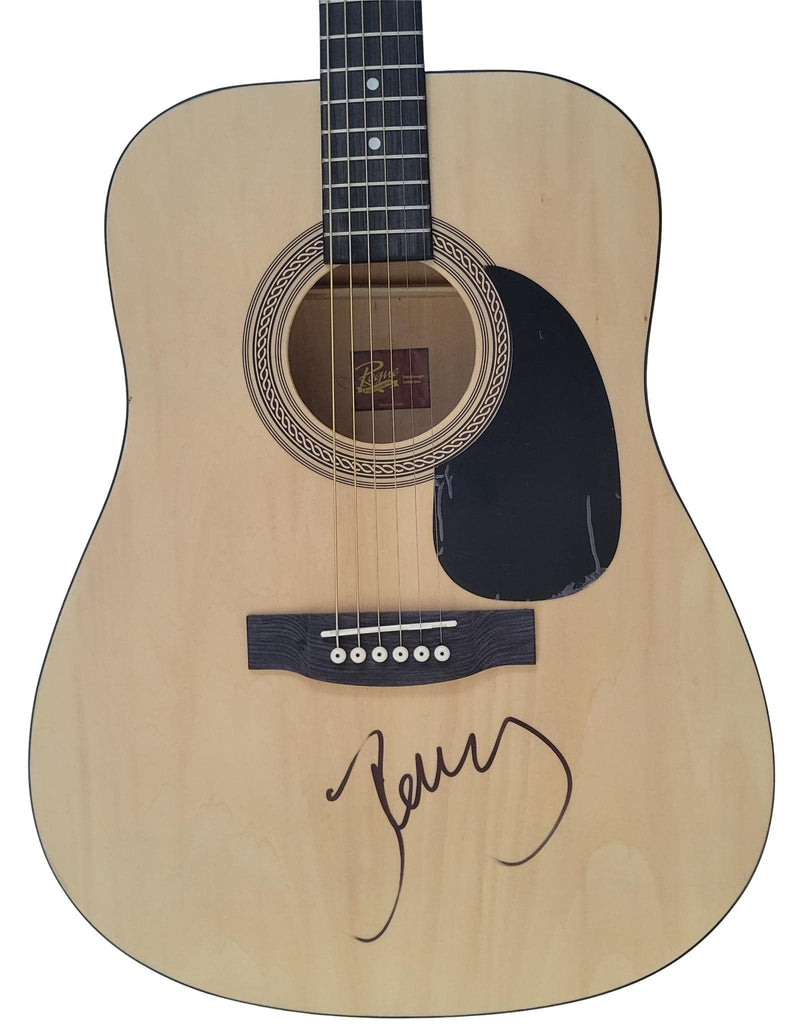 John Mellencamp singer songwriter signed acoustic guitar COA Proof autographed STAR