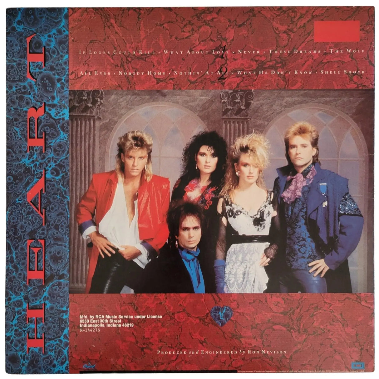 Nancy Wilson Ann Wilson signed Heart album proof COA autographed Denny Carmassi Vinyl Record STAR