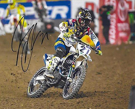Jason Anderson, Supercross, Motocross, Signed, Autographed, 8X10 Photo, a COA with the Proof Photo Will Be Included.