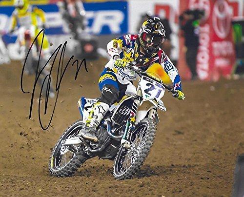 Jason Anderson, Supercross, Motocross, Signed, Autographed, 8X10 Photo, a COA with the Proof Photo Will Be Included.