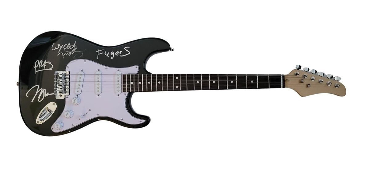 Fugees Signed Guitar Proof COA Autographed Lauryn Hill,Pras Michel,Wyclef Jean