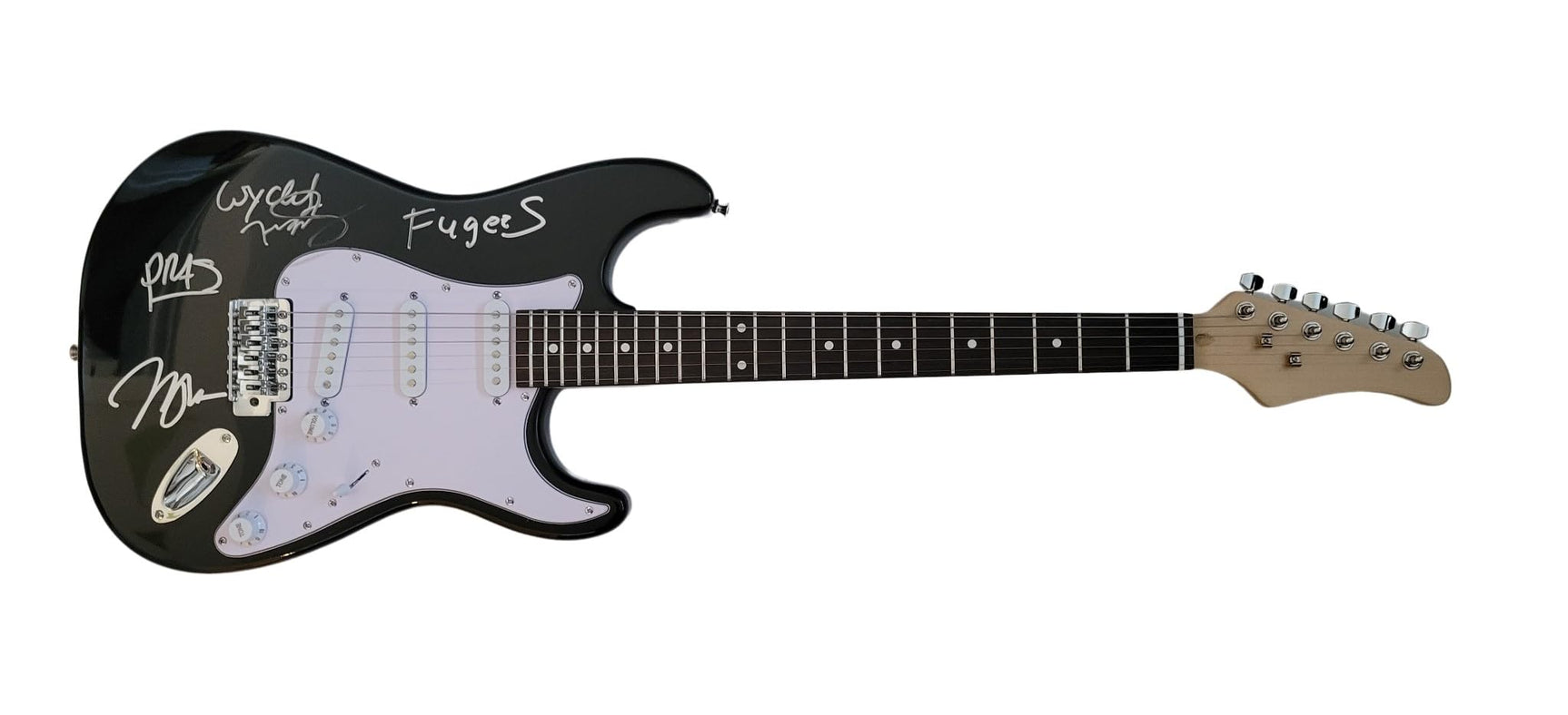 Fugees Signed Guitar Proof COA Autographed Lauryn Hill,Pras Michel,Wyclef Jean