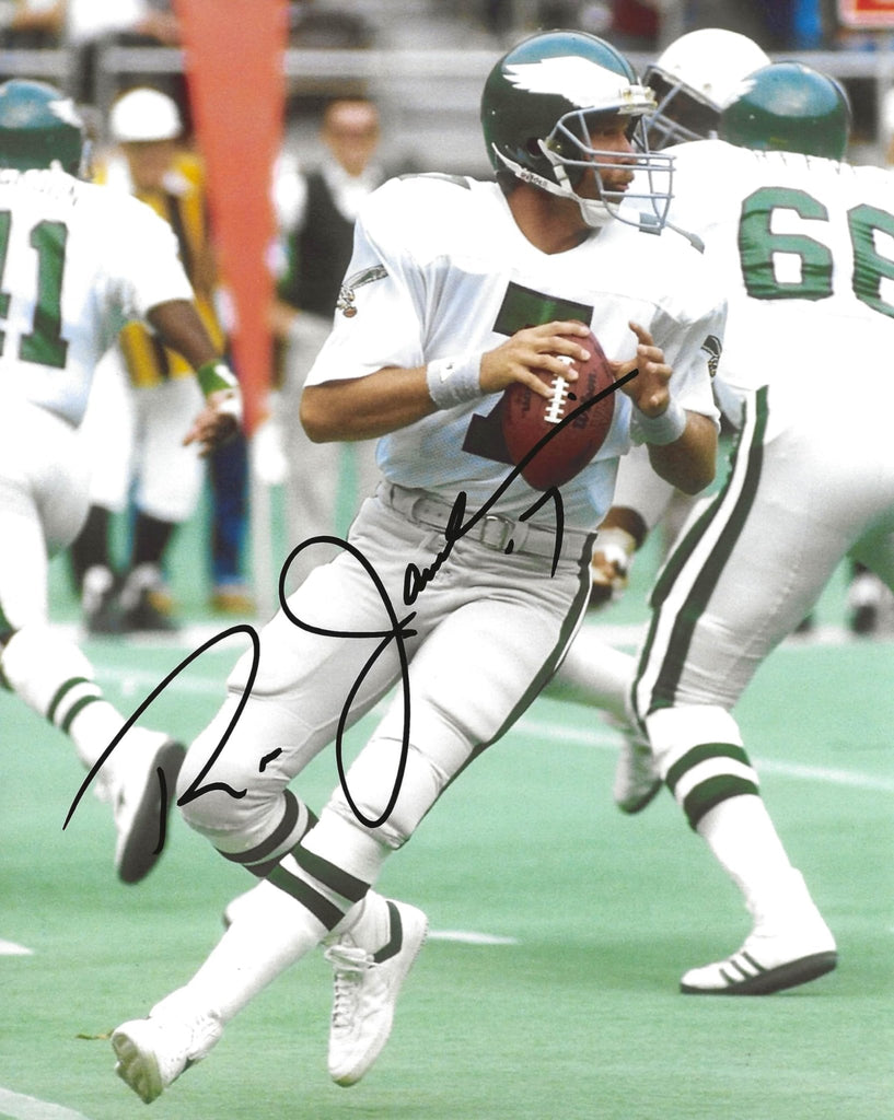 Ron Jaworski signed Philadelphia Eagles football 8x10 photo Proof COA autograph