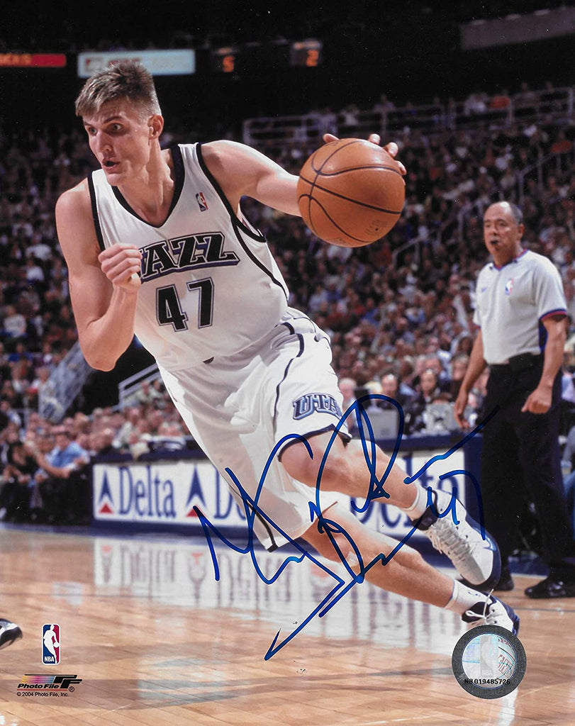 Andrei Kirilenko signed Utah Jazz basketball 8x10 photo COA