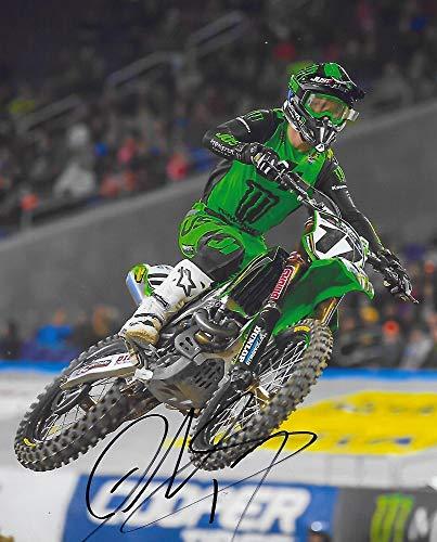 Joey Savatgy supercross motocross signed autographed Monster 8x10 photo proof COA.