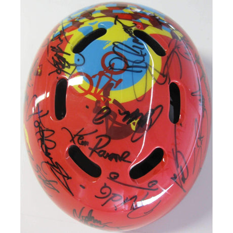X Games athletes signed autographed helmet - Ryan Sheckler, Buckey Lasek Plus More -COA and proof